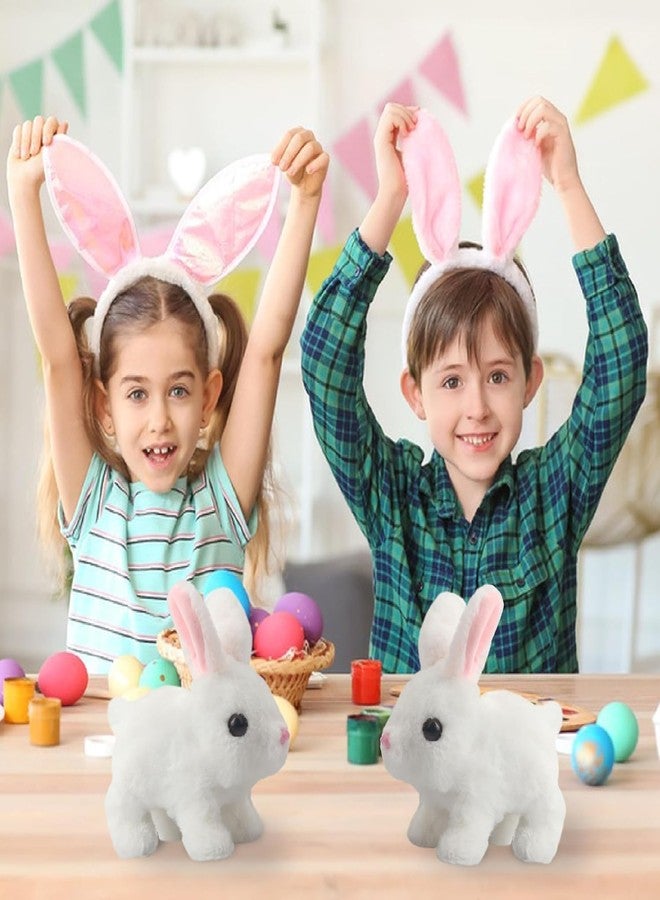 KESRINPLUS 1pcs Jumping Rabbit Toy with Wiggling Ears and Sound, Interactive Hopping Walking Bunny Toy for Child, Educational Moving Rabbit Toy (Multicolor) - Image 4